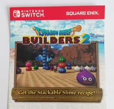 Image of Dragon Quest Builders 2 Stackable Slime Recipe Nintendo Switch DLC - NO GAME