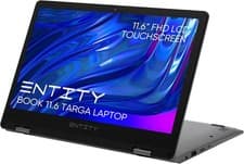 Image of Entity Book 11.6 Targa 2 in 1 Convertible Laptop Touchscreen Tablet 128GB Black