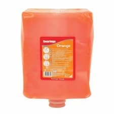 Image of 4L SWARFEGA ORANGE HAND CLEANER CARTRIDGE REFILL LITRE SORC4LTR WORKSHOP