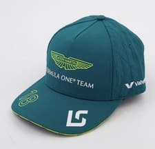 Image of Aston Martin F1 Lance Stroll Team Driver Baseball Cap Green BNWT ADULT ONE SIZE