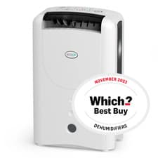 Image of EcoAir DD1 Classic MK6 Black 7.5L/Day Desiccant Dehumidifier with Ioniser