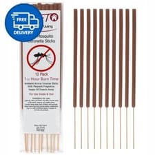 Image of Citronella Incense Sticks Long Burning Incense Joss Sticks Pack of 10