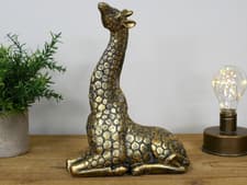 Image of Laying Giraffe Figurine  Home Decor Ornament
