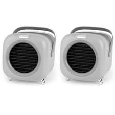 Image of Beldray 2 in 1 Climate Cube Set of 2, Personal Space Heater and Air Cooler, Grey