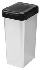 Image of 45L MODA Rectangular Touch Top Bin Metal Effect NEW!!!!!  
