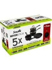Image of Scoville Neverstick 5 Piece Cookware Set pots and sauce pan