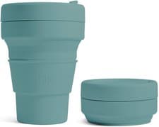 Image of STOJO On-The-Go Collapsible Coffee Cup - 12oz / 355ml - Reusable & Foldable Sil