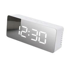 Image of Digital LED Alarm Clock with Temperature Display Desktop Clock for Bedroom