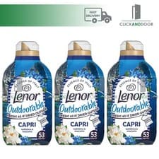 Image of Lenor Outdoorables Fabric Conditioner Capri 53 Washes 742ml Choose Pack