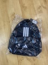 Image of Adidas Unisex Classic Three Stripes Backpack Back to School Backpack Black