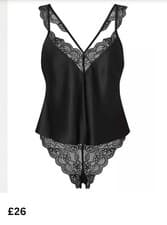 Image of Ann Summers cami set black pj's