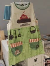 Image of Studuo Ghibli Howl’s Moving Castle Calcifer Best Apron NEW from Japan