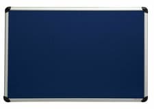 Image of BLUE FELT NOTICE BOARD 2 SIZES NEW ALUMINIUM FRAME FREE PP ** SPECIAL OFFER **
