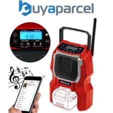 Image of Einhell 18V Cordless Site Radio Bluetooth Speaker TC-SR 18 Li BT Audio Body Only