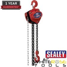 Image of Sealey Chain Block 1tonne 2.5m Lift Lifting