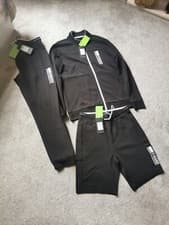 Image of Hugo Boss mens full tracksuit with shorts top large bottoms medium rrp £380