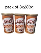 Image of 3 X Nestle Aero Hot Chocolate No Artificial Flavourings 3 X 288g