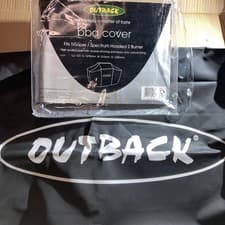 Image of Genuine Outback BBQ Cover Fits Trooper / Spectrum Hooded 2 Burner OUT370051