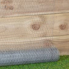Image of 5m x 60cm x 13mm Galvanised Steel Chicken Garden Wire Net Fencing