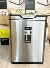 Image of EKO BIN TouchPro Bin EK9178 - 45 Litre Capacity - Brushed Stainless Steel