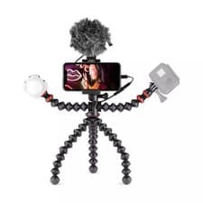 Image of Joby Gorillapod Mobile Vlogging Kit Wavo Mic Beamo Light Phone Camera Connectors