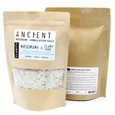 Image of Clarity Blend Himalayan Bath Salts with Rosemary Essential Oil & Clary Sage 500g
