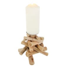 Image of Driftwood Pillar Candle Holder