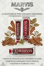 Image of 4 Pcs Marvis Cinnamon Mint Toothpaste, 85 ml  Sensational Flavoured Toothpaste 