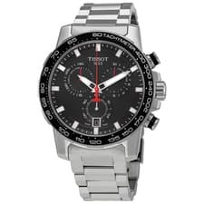 Image of Tissot Supersport Chronograph Quartz Black Dial Men's Watch T125.617.11.051.00