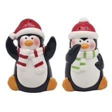 Image of Christmas Penguin Salt & Pepper Pots, Dinner & Kitchen Gifts LP54081