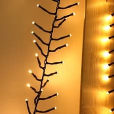 Image of AMOS 240 LED Christmas Cluster Lights with Memory Function Timer