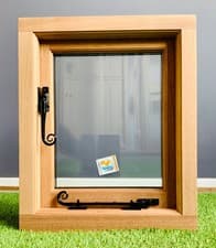Image of Hardwood Timber Window Wood Sapele Single Casement Flat Pack Unassembled Frame
