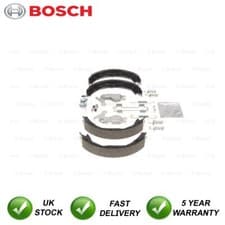 Image of Hand Brake Shoes Set Rear Bosch Fits Mercedes C-Class E-Class + Other Models