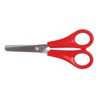 Image of 5 Star Office School Scissors 130mm Red