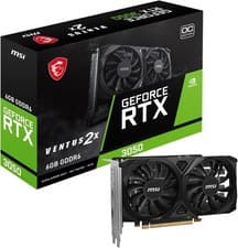 Image of MSI GeForce RTX 3050 VENTUS 2X E 6G OC Gaming Graphics Card