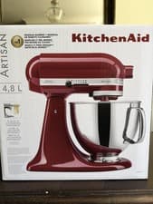 Image of KitchenAid Artisan 5KSM125BER 4.8 L Stand Mixer - Empire Red new RRP£479