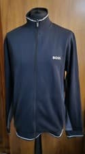 Image of Brand New Hugo Boss.. Black&Grey  Full Zip Casual  Jacket. Size XL