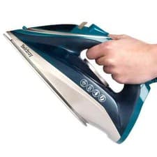 Image of Beldray Steam Iron Duo Glide Self-Cleaning Function 2200W White Gold Teal