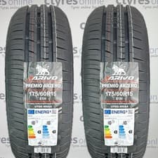 Image of 2 X New 175 60 15 Arivo Premio 81H 175/60R15 *C/C RATED* (2 TYRES)