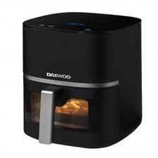 Image of Daewoo SDA2726GE 5.5L Black Air Fryer With Window