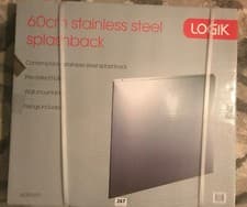 Image of LOGIK 60cm Stainless Steel Splashback