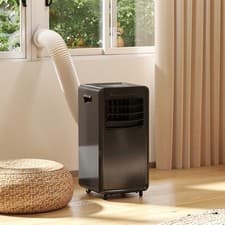 Image of HOMCOM 10000 BTU Mobile Portable Air Conditioner Room Ac Unit w/ RC, Refurbished
