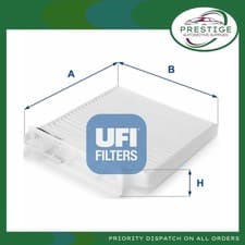 Image of UFI Filter, interior air 53.104.00