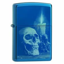Image of Skull Design Zippo Lighter (Zippo Code 29704)