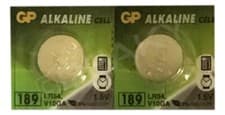 Image of LR54 AG10 LR1130 189 | GP Batteries Brand |Alkaline Battery |1.5v| 1 x Pack of 2