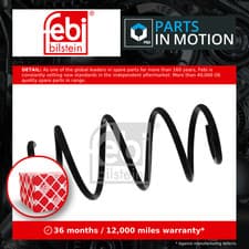 Image of 2x Coil Springs (Pair Set) Front 46992 Febi Suspension A2043212304 2043212304