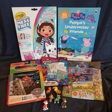 Image of Girls Activity Bundle - Gabby's Dollhouse Paw Patrol Peppa Pig My little Pony