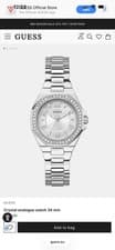 Image of GUESS Silver Stainless Steel Ladies Watch Brandnew