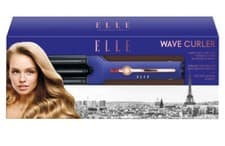 Image of ELLE Purple Wave Curler Led Indicator Soft Touch Matt Finish Regular Size Curler