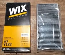 Image of Cabin Pollen Filter WP9183 Fits Citroen C5 Mk2 C6 Peugeot 407